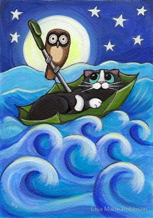 Нарисованные коты от Lisa Marie Robinson Нарисованные коты от Lisa Marie Robinson