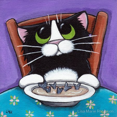 Нарисованные коты от Lisa Marie Robinson Нарисованные коты от Lisa Marie Robinson