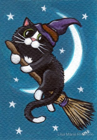 Нарисованные коты от Lisa Marie Robinson Нарисованные коты от Lisa Marie Robinson