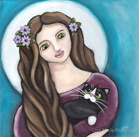 Нарисованные коты от Lisa Marie Robinson Нарисованные коты от Lisa Marie Robinson