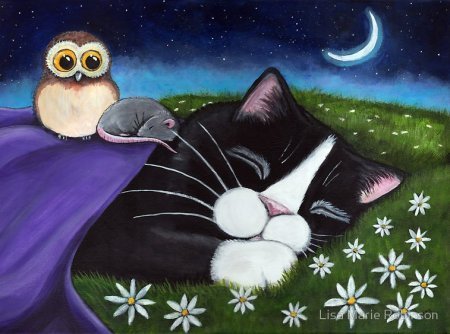 Нарисованные коты от Lisa Marie Robinson Нарисованные коты от Lisa Marie Robinson