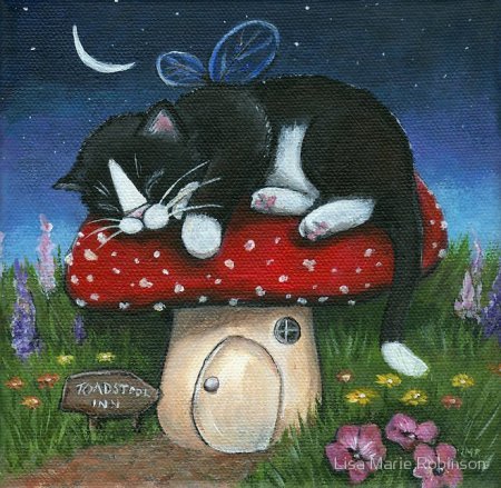 Нарисованные коты от Lisa Marie Robinson Нарисованные коты от Lisa Marie Robinson