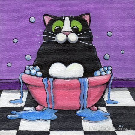 Нарисованные коты от Lisa Marie Robinson Нарисованные коты от Lisa Marie Robinson