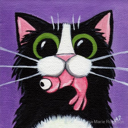 Нарисованные коты от Lisa Marie Robinson Нарисованные коты от Lisa Marie Robinson