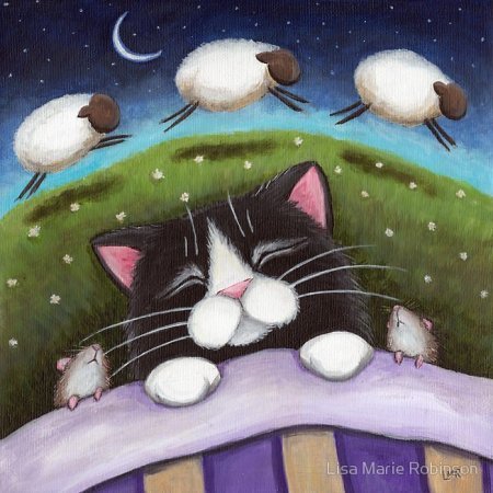 Нарисованные коты от Lisa Marie Robinson Нарисованные коты от Lisa Marie Robinson