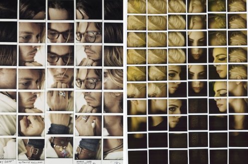 Уникальные фотопортреты-мозаики знаменитостей с помощью Polaroid. Уникальные фотопортреты-мозаики знаменитостей с помощью Polaroid.
