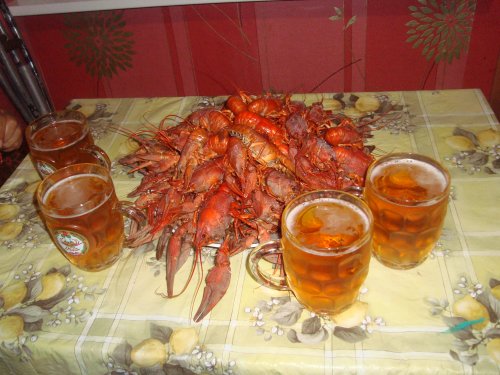 Пятничный натюрморт - пиво с раками! Пятничный натюрморт - пиво с раками!