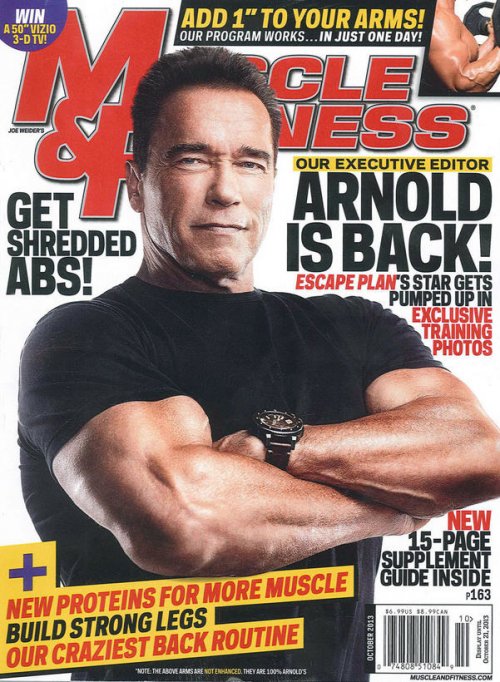 Arnold Schwarzenegger на обложке октябрьского Muscle & Fitness Arnold Schwarzenegger на обложке октябрьского Muscle & Fitness